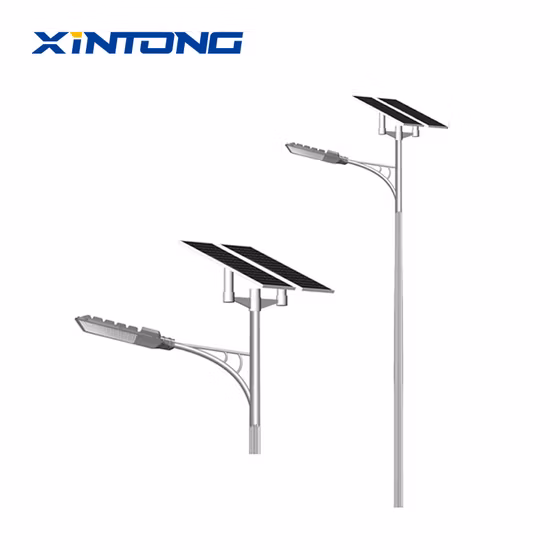 10W-120W LiFePO4 Batterie Smart Intelligent Extérieur LED Réverbère Solaire Tout en Un Réverbère Solaire