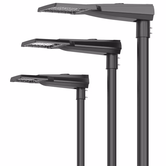 20-250W IP66 étanche 5 ans de garantie solaire décoratif moulage sous pression en aluminium Smart Camrera projecteur solaire LED boîtier de réverbère pour fabricant de parc